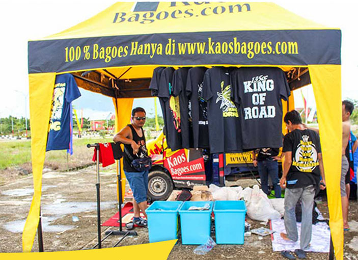 Tenda Kerucut 3x3 Besi Galvanis
